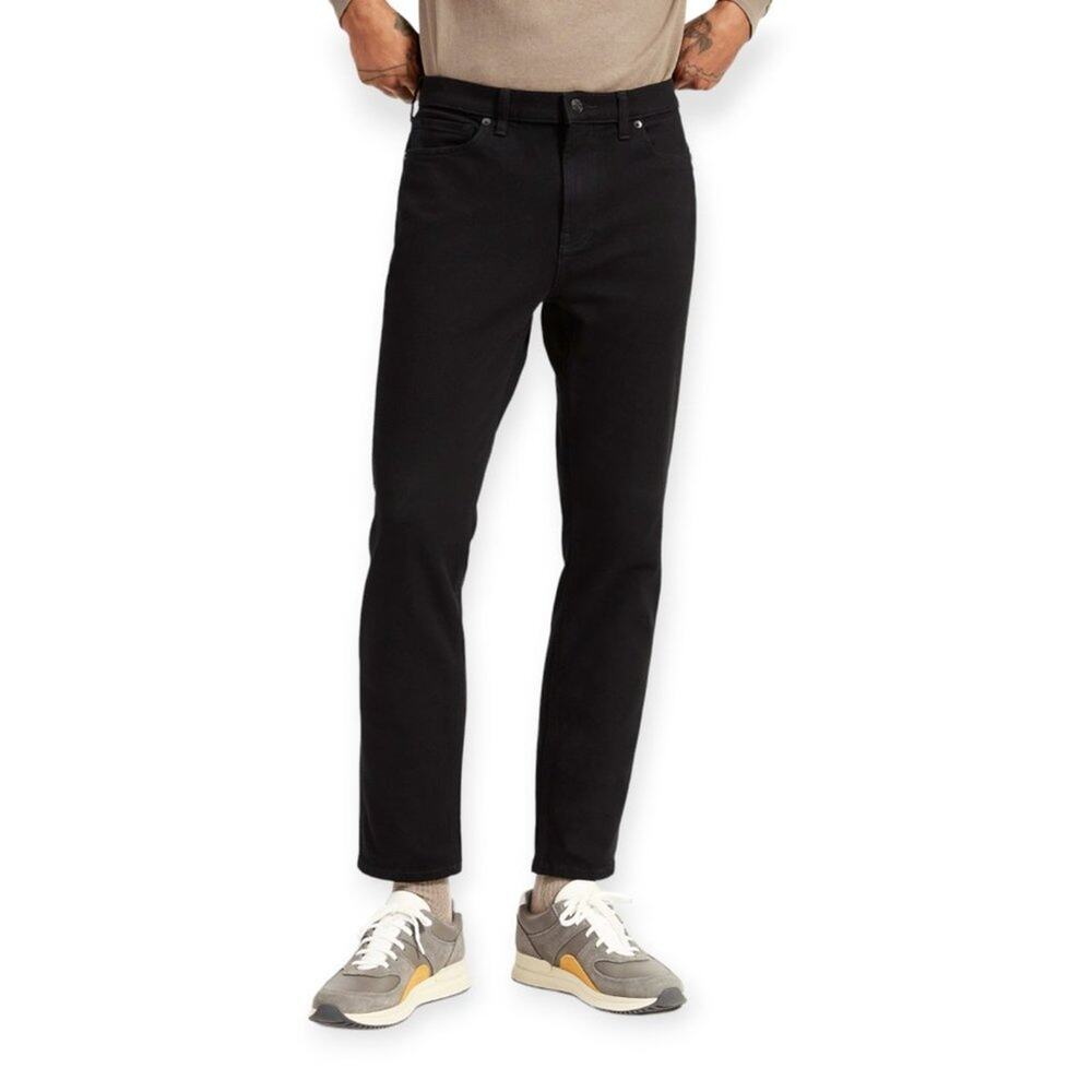 Everlane Uniform Relaxed Organic Jean MENS 30x34 Black Stretch NWT
